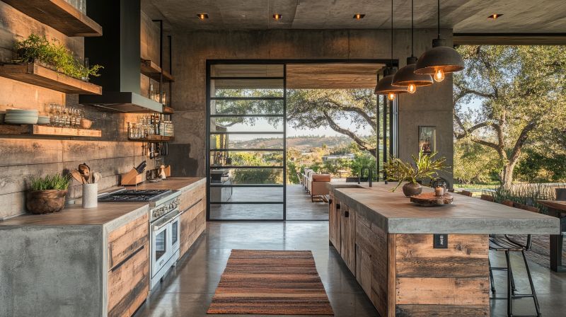 Cement Counter Installation in Marin County, CA