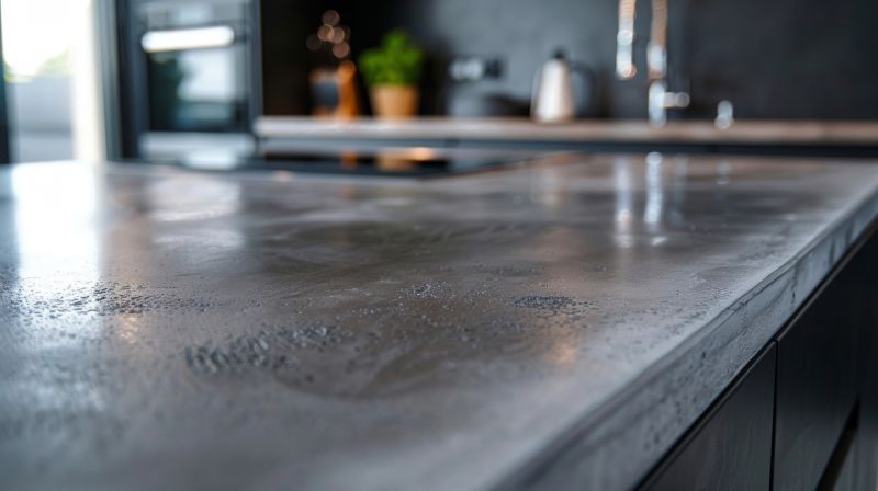 Concrete Countertop Pouring