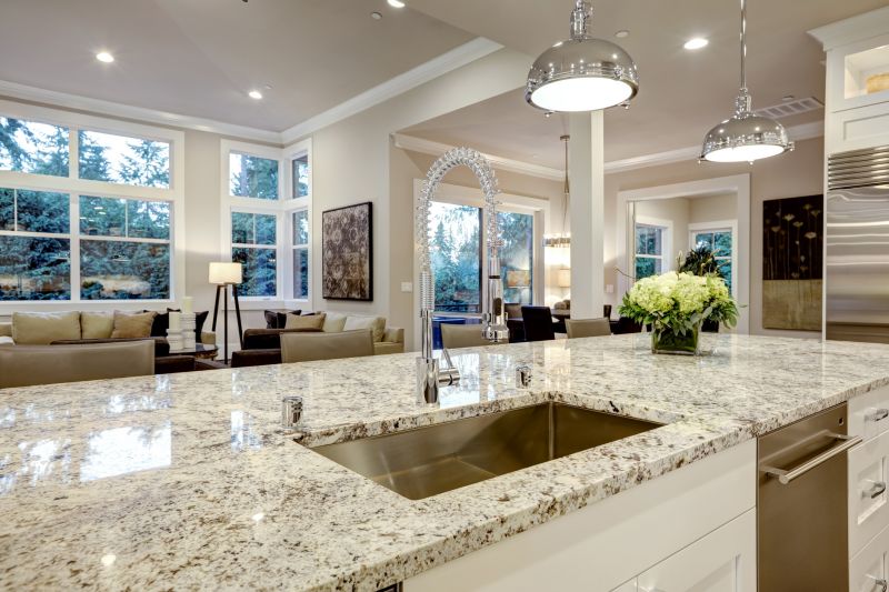 Poured Countertop Installation